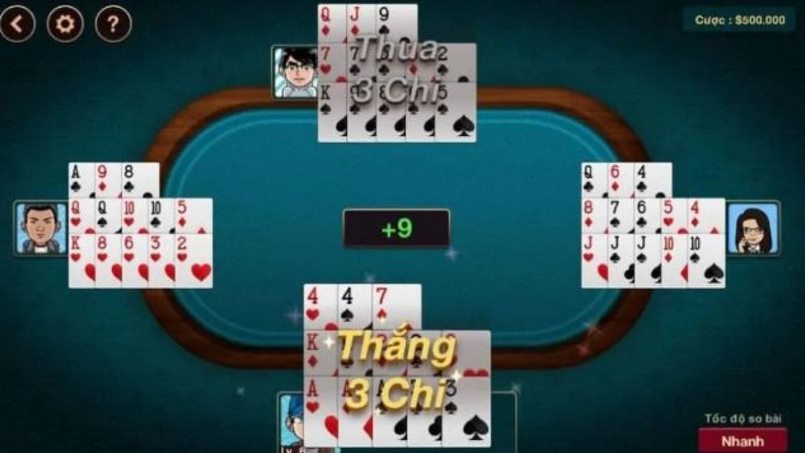 Tỷ lệ cá cược game bài mậu binh hấp dẫn